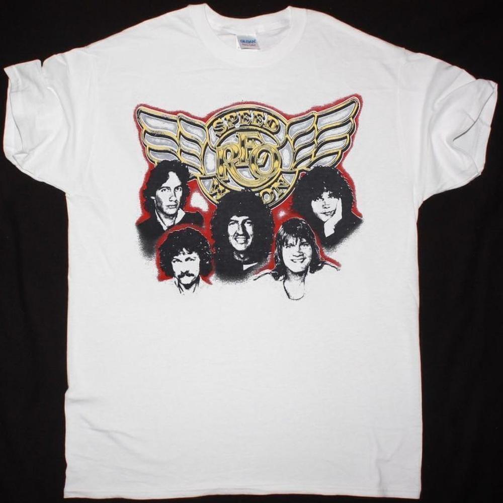 Reo Speedwagon 82 Tour New White Retro Music Fan T-Shirt